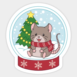 Christmas crystal ball Sticker